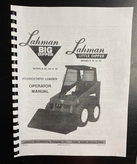 lahman skid steer manual